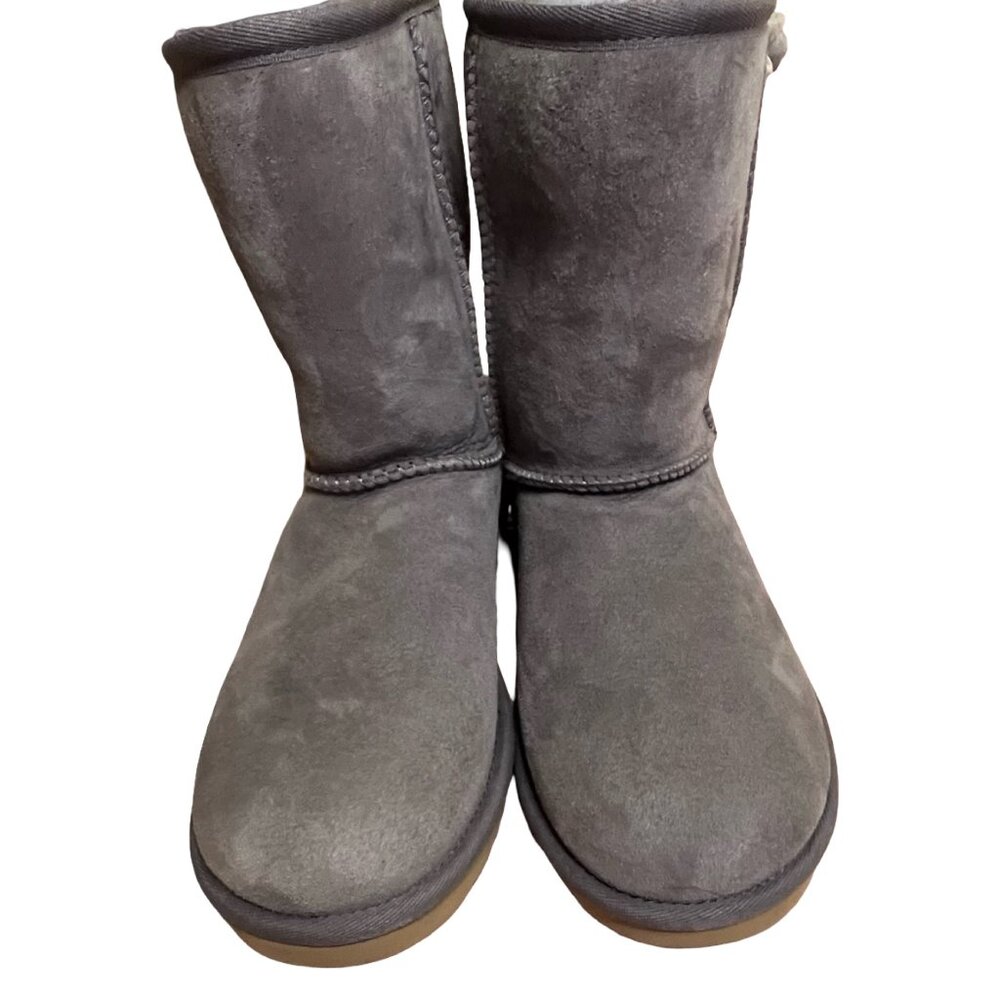 Grey UGG Women's Classic Short II - Picture 3 of 7